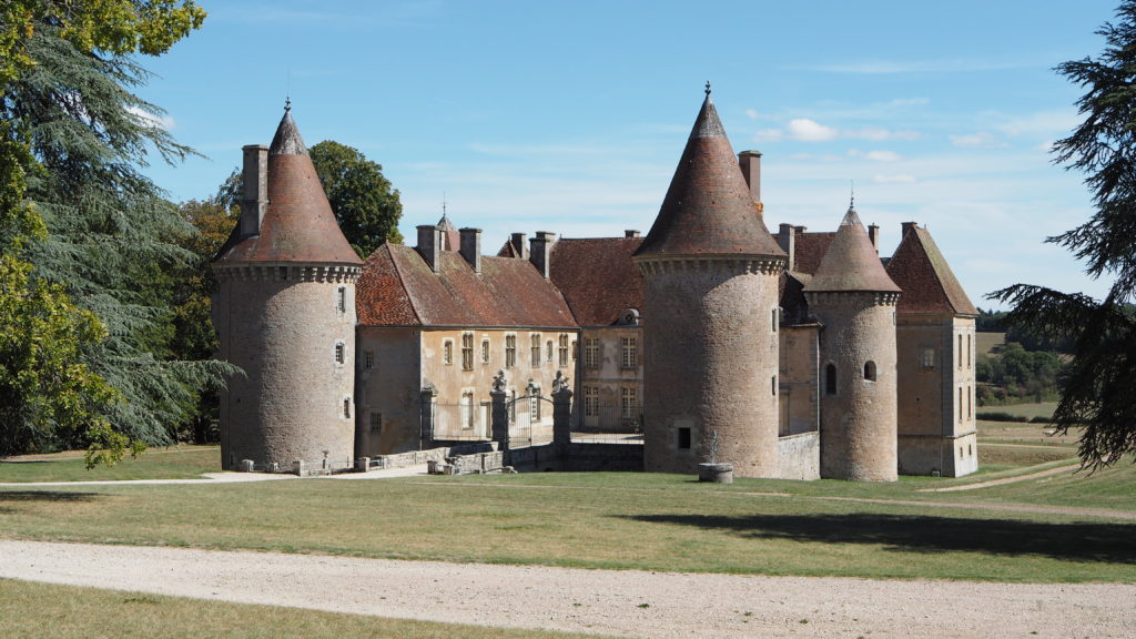 Chateau d'Epiry in de Bourgogne.